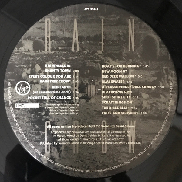 Rain Tree Crow : Rain Tree Crow (LP, Album, RE)