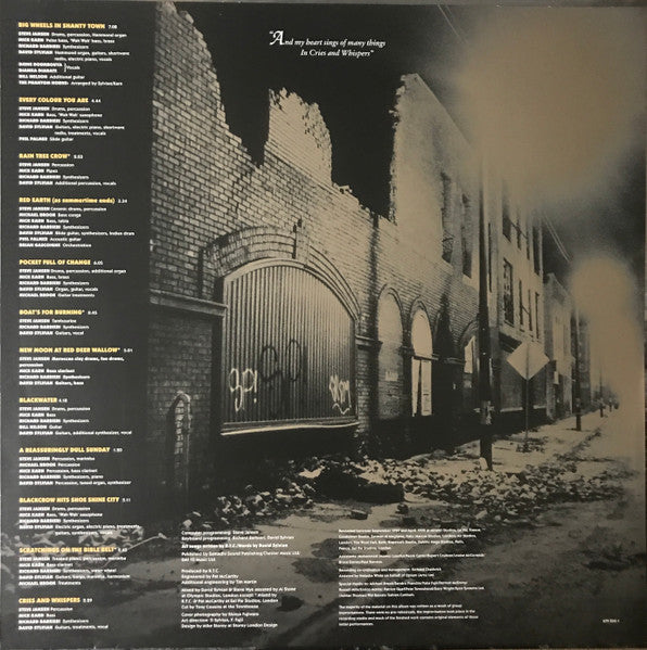 Rain Tree Crow : Rain Tree Crow (LP, Album, RE)