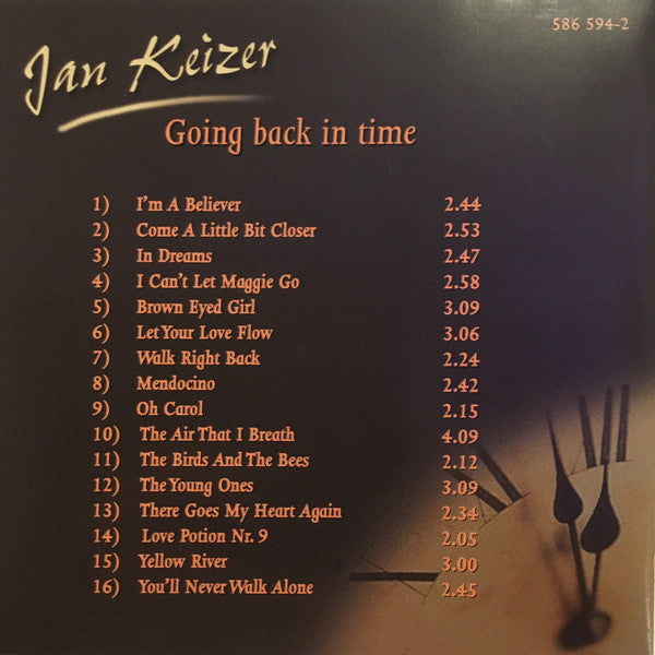 Jan Keizer : Going Back In Time (CD, Album)