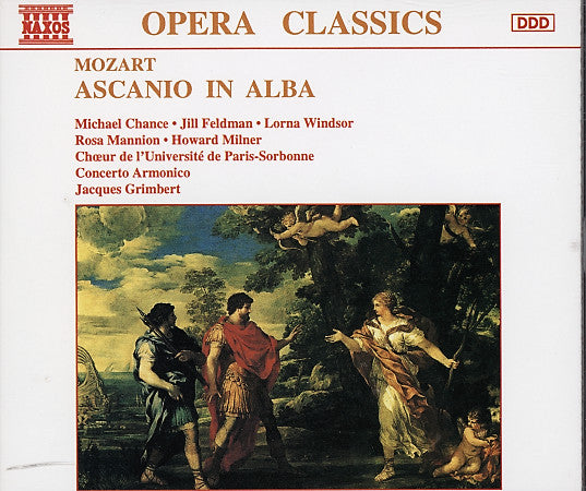 Wolfgang Amadeus Mozart, Michael Chance, Jill Feldman, Lorna Windsor, Rosa Mannion, Howard Milner, Chœur De L'Université De Paris-Sorbonne, Concerto Armonico, Jacques Grimbert : Ascanio In Alba (2xCD + Box)