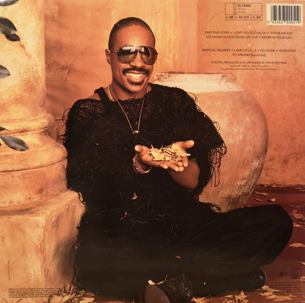 Stevie Wonder : In Square Circle (LP, Album, Emb)