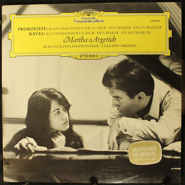 Prokofieff* / Ravel* - Martha Argerich, Berliner Philharmoniker, Claudio Abbado : Klavierkonzert Nr. 3 C-Dur / Klavierkonzert G-Dur (LP)