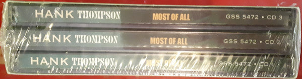 Hank Thompson : Most Of All 48 Greatest Hits And Favorites (3xCD, Comp, RM)