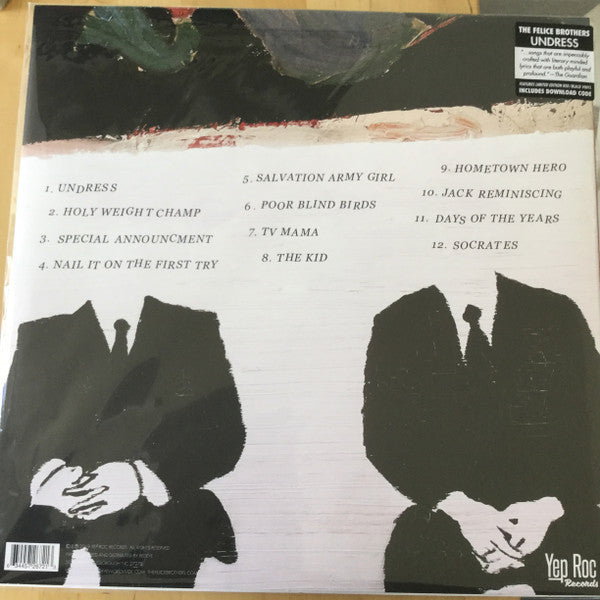 The Felice Brothers : Undress (LP, Album, Ltd, Red)