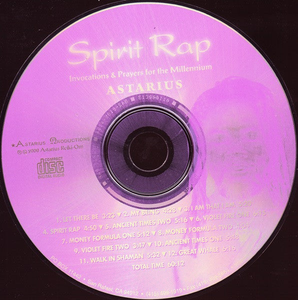 Astarius : Spirit Rap - Invocations & Prayers For The Millennium (CD, Album)