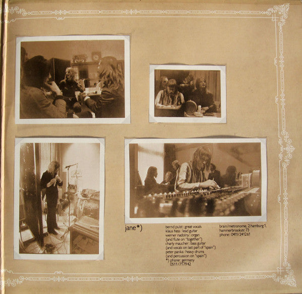 Jane : Together (LP, Album, RP, Gre)