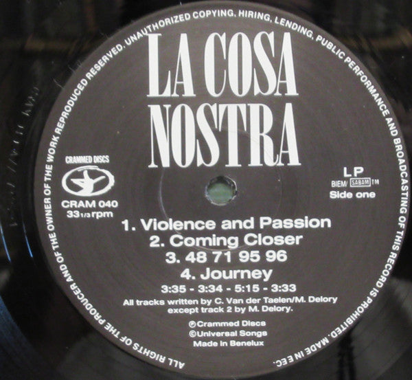 La Cosa Nostra : La Cosa Nostra (LP, Album)