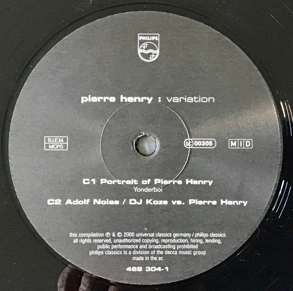 Pierre Henry : Variation (3x12", Comp)