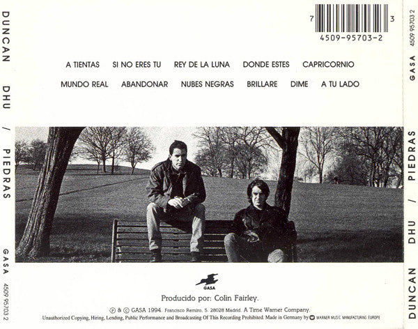 Duncan Dhu : Piedras (CD, Album)