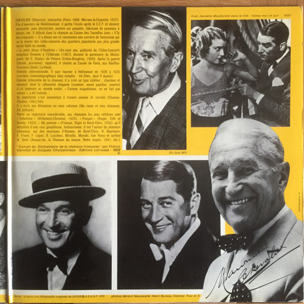 Maurice Chevalier : Ma Pomme (2xLP, Comp)