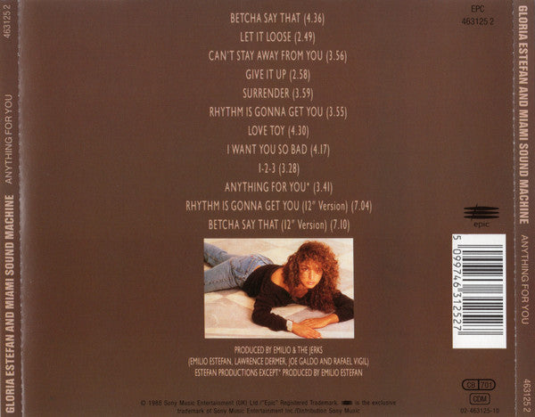 Miami Sound Machine : Anything For You (CD, Album, RE)