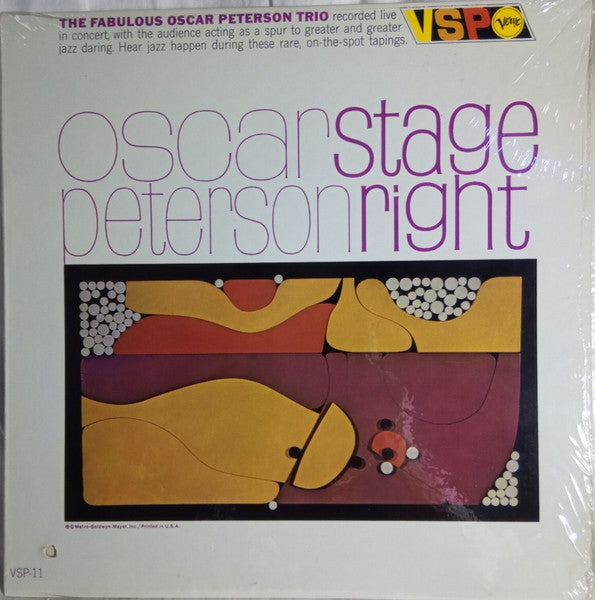 The Oscar Peterson Trio : Stage Right (LP, Comp, Mono)