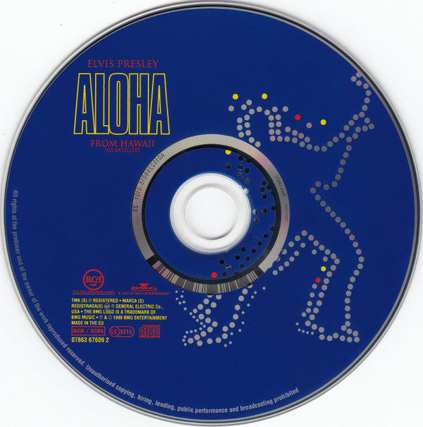 Elvis Presley : Aloha From Hawaii Via Satellite (CD, Album, RE, RM, RP)
