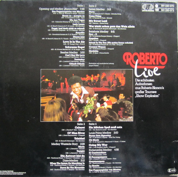 Roberto Blanco : Roberto Live (2xLP, Album)