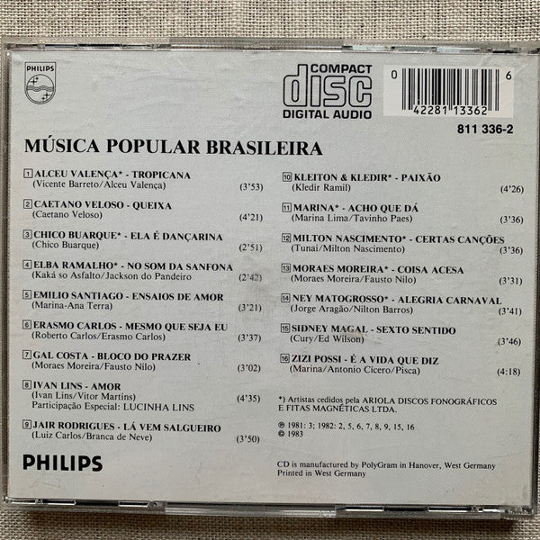 Various : M.P.B. Música Popular Brasileira (CD, Comp)
