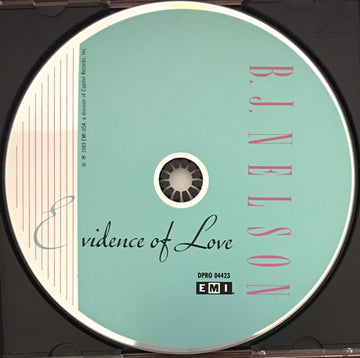 B.J. Nelson : Evidence Of Love (CD, Single, Promo)