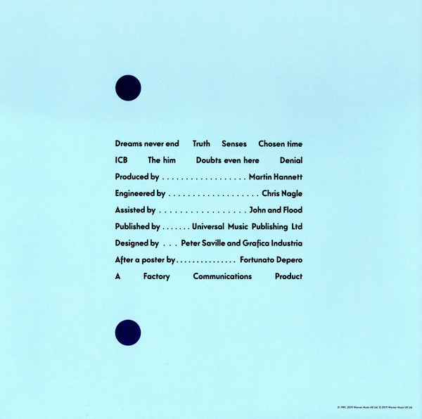 New Order : Movement (LP, Album, RE, RM, 180 + CD, Album, RE, RM + CD + )