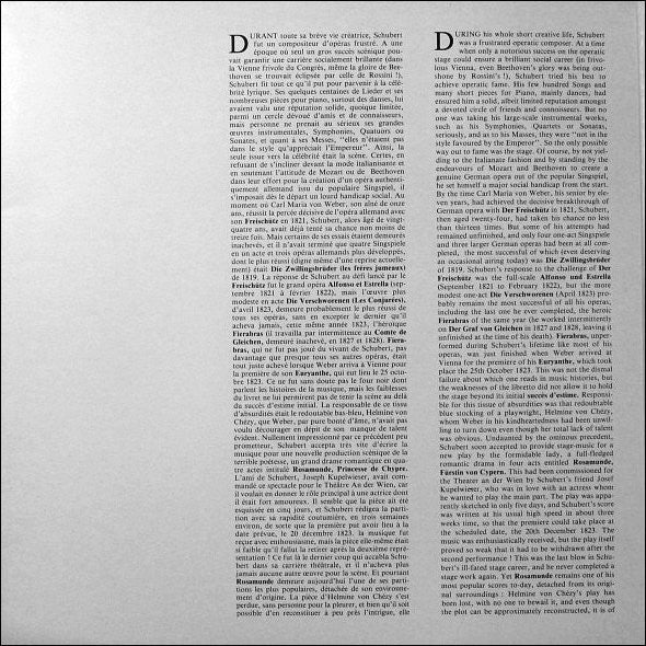 Franz Schubert - Margit Neubauer, Philharmonia Orchestra, Theodor Guschlbauer : Rosamunde (Musique De Scene) (LP)