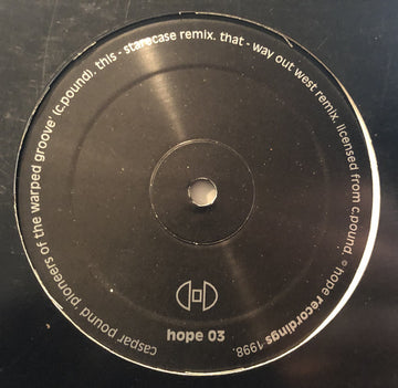 Caspar Pound : Pioneers Of The Warped Groove (12")