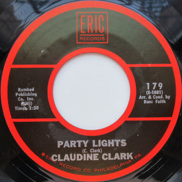 Claudine Clark / Fabian (6) : Party Lights / Tiger (7", RE)