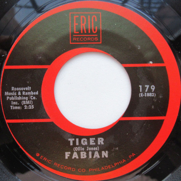Claudine Clark / Fabian (6) : Party Lights / Tiger (7", RE)
