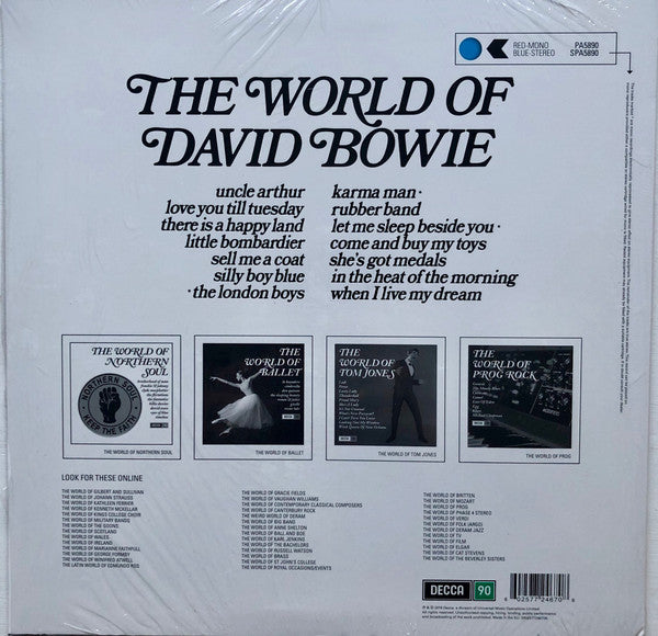 David Bowie : The World Of David Bowie (LP, RSD, Comp, Ltd, RE, Blu)