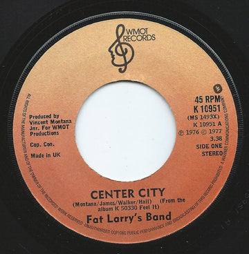 Fat Larry's Band : Center City (7", Single, Lar)