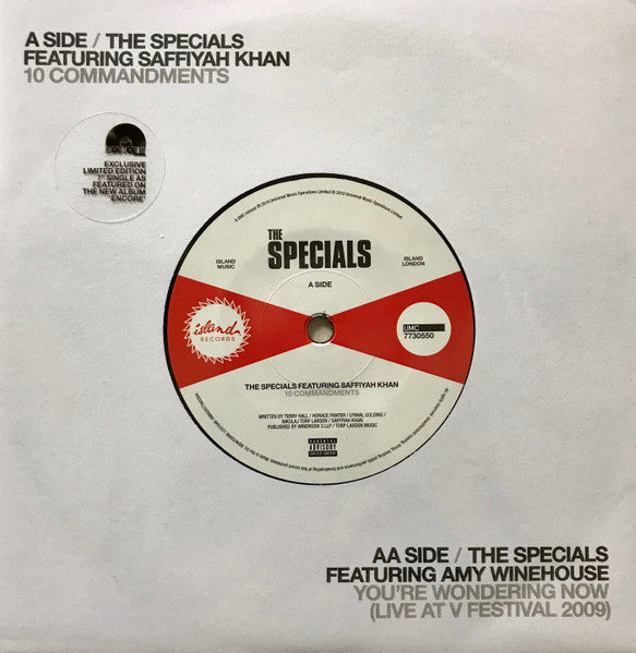 The Specials : 10 Commandments / You're Wondering Now (7", RSD, Ltd)