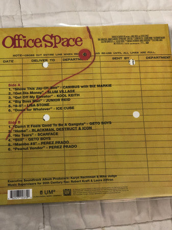 Various : Office Space (The Motion Picture Soundtrack) (LP, RSD, Comp, Ltd, Red)