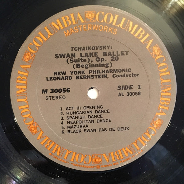 Pyotr Ilyich Tchaikovsky - Leonard Bernstein, New York Philharmonic : Swan Lake Ballet Suite (LP, Album, Ter)