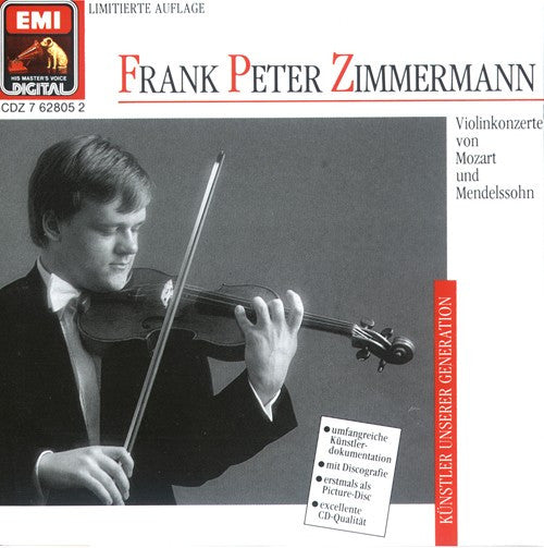 Frank Peter Zimmermann - Wolfgang Amadeus Mozart, Felix Mendelssohn-Bartholdy : Violinkonzerte Von Mozart Und Mendelssohn (CD, Comp, Ltd)