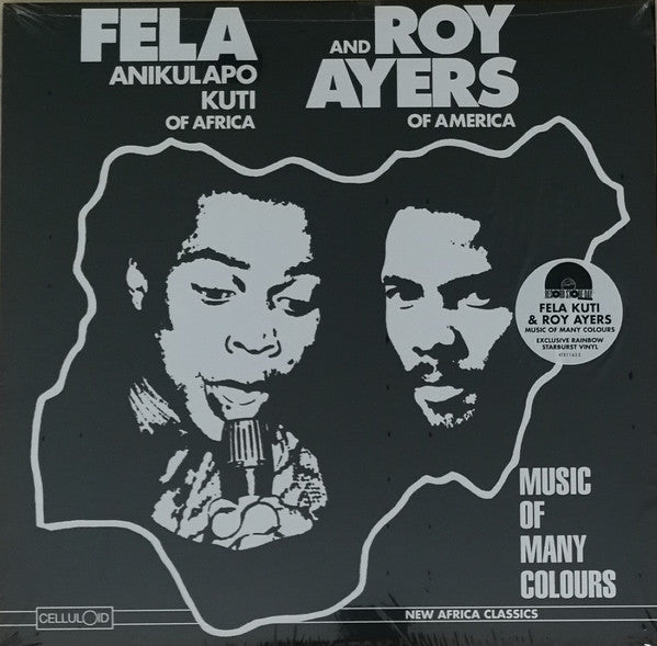 Fela Anikulapo Kuti* And Roy Ayers : Music Of Many Colours (LP, Album, RSD, Ltd, RE, Rai)