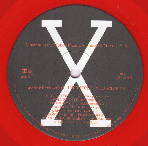 Various : Malcolm X (Music From The Motion Picture Soundtrack) (LP, Album, RSD, Comp, RE, Red)
