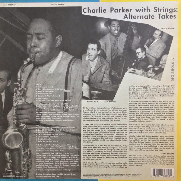 Charlie Parker With Strings : Charlie Parker With Strings (Alternate Takes) (LP, Album, RSD, Ltd, Blu)