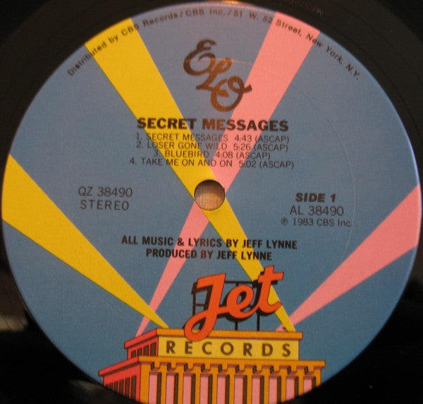Electric Light Orchestra : Secret Messages (LP, Album, Car)