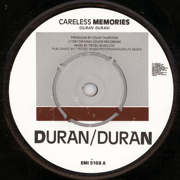 Duran/Duran* : Careless Memories (7", Single, Kno)