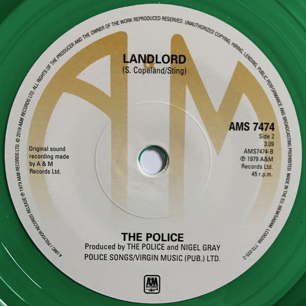 The Police : Message In A Bottle (7", Single, RE, Gre + 7", Single, Blu + RSD, Ltd, )