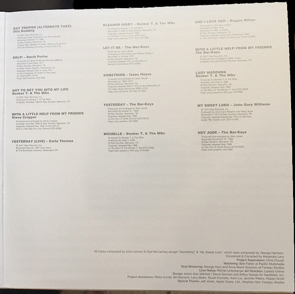 Various : Stax Does The Beatles (2xLP, Album, RSD, Comp)