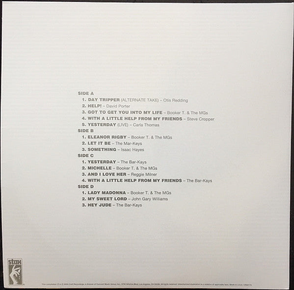 Various : Stax Does The Beatles (2xLP, Album, RSD, Comp)