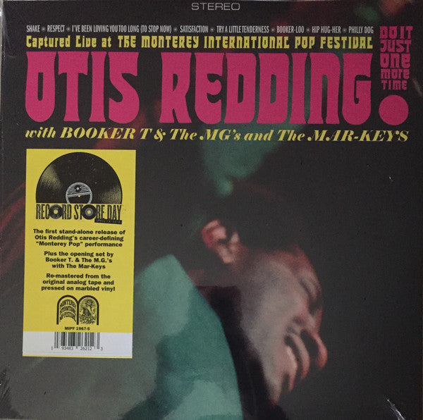 Otis Redding With Booker T & The MG's And The Mar-Keys : Captured Live At The Monterey International Pop Festival (Do It Just One More Time!) (LP, Album, RSD, Ltd, RM, Red)