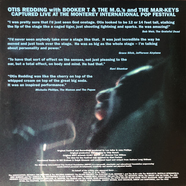 Otis Redding With Booker T & The MG's And The Mar-Keys : Captured Live At The Monterey International Pop Festival (Do It Just One More Time!) (LP, Album, RSD, Ltd, RM, Red)