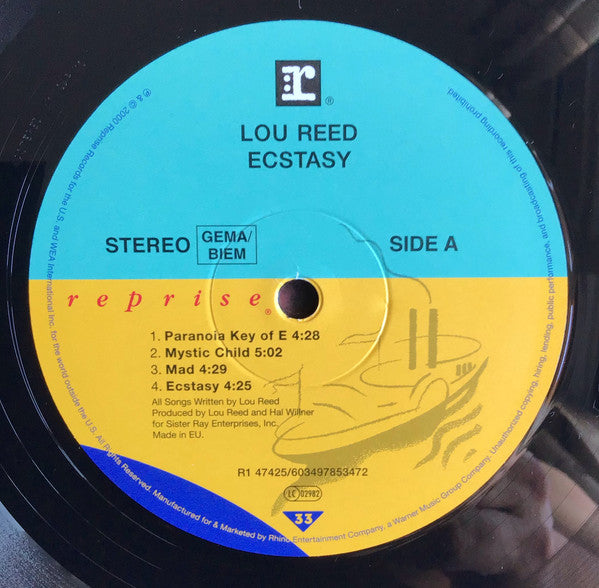 Lou Reed : Ecstasy (2xLP, Album, RSD, Ltd, RE, 180)