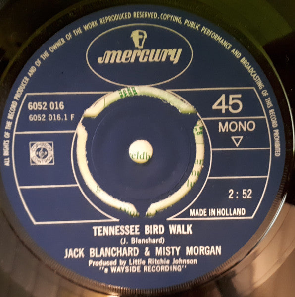 Jack Blanchard & Misty Morgan : Tennessee Bird Walk (7", Single, Mono)