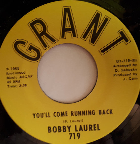 Bobby Laurel : Being Alone (7", Single)
