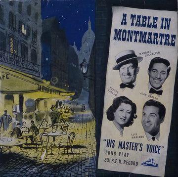 Various : A Table In Montmartre (10", Comp, Mono)