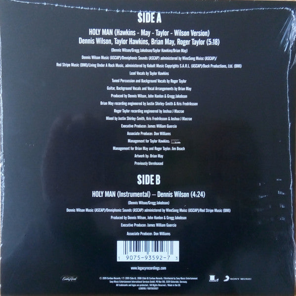 Dennis Wilson (2) * Taylor Hawkins * Brian May * Roger Taylor : Holy Man (7", RSD, Single, Ltd)
