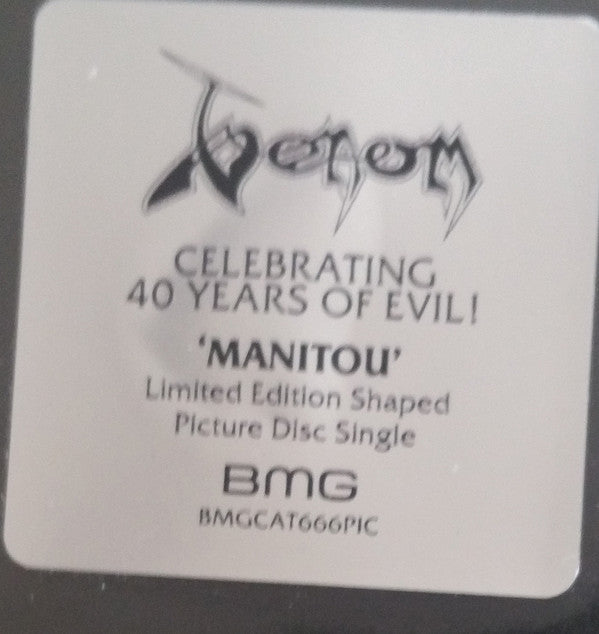 Venom (8) : Manitou (7", Shape, RSD, Single, Ltd, Pic, RE)