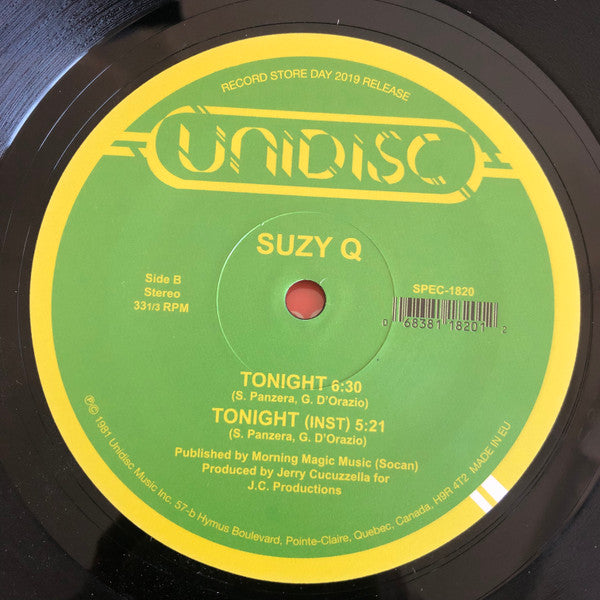 Punkin Machine / Suzy Q : I Need You Tonight / Tonight (12", RSD, RE)