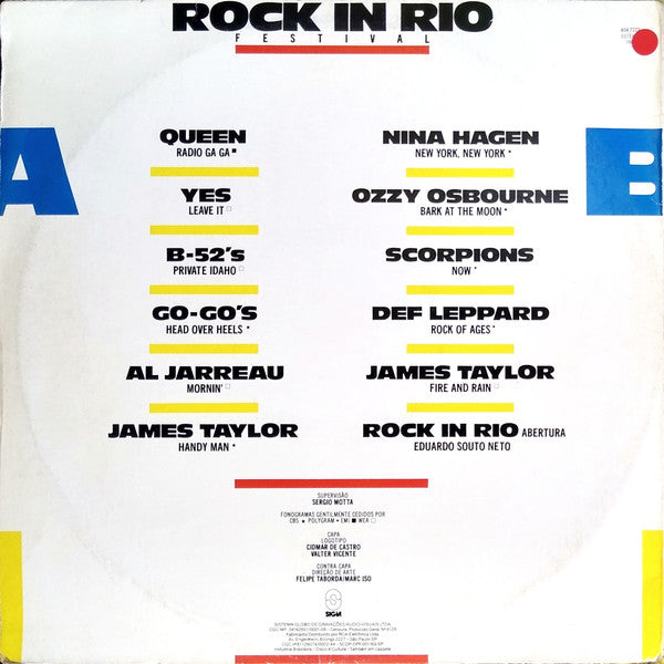 Various : Rock In Rio (Festival) (LP, Comp)
