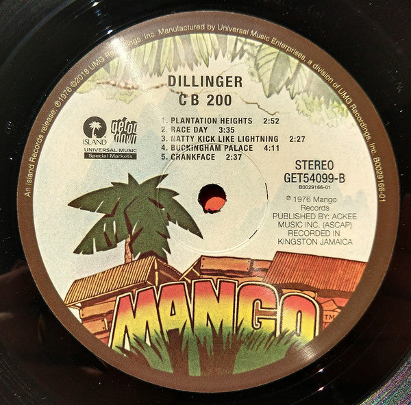 Dillinger : CB 200 (LP, Album, RSD, RE)